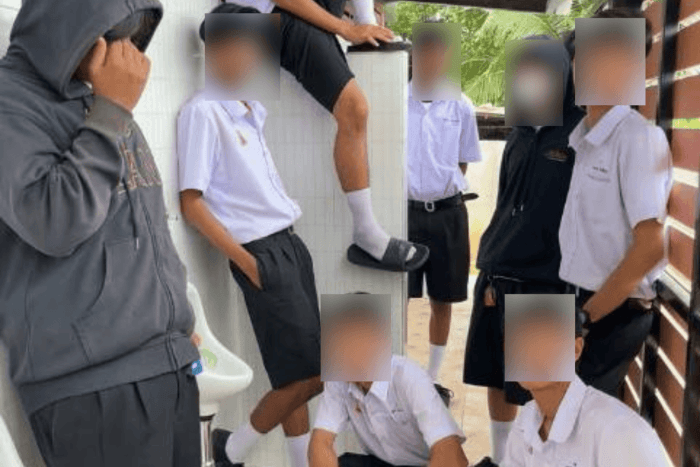 Members of youth gang arrested after vandalism spree in Korat