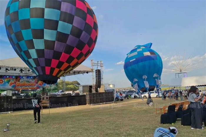 Balloon festival draws crowds to Nakhon Ratchasima reservoir