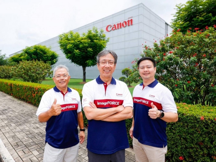 Canon touts local factory