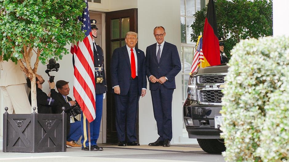 Trump and Merz strike friendly tone at White House meeting – DW – 06/06/2025