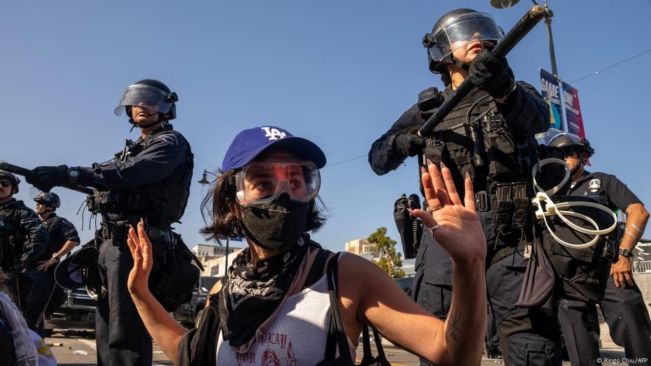 Los Angeles anti-ICE protests – DW – 06/09/2025