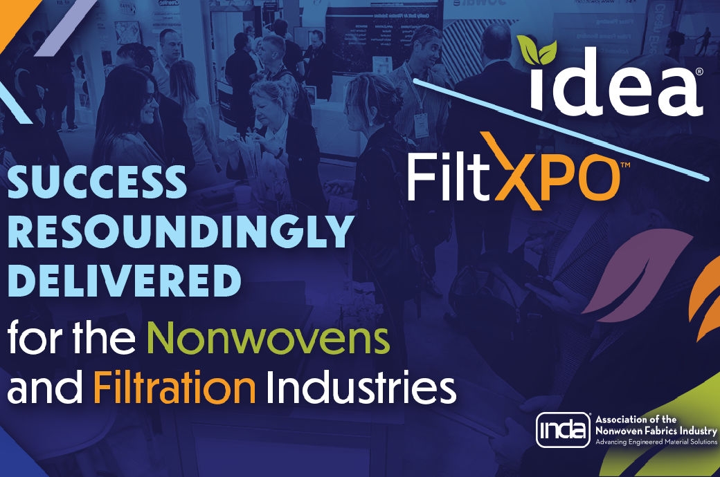 IDEA25, FiltXPO 2025 deliver success for nonwovens, filtration sectors
