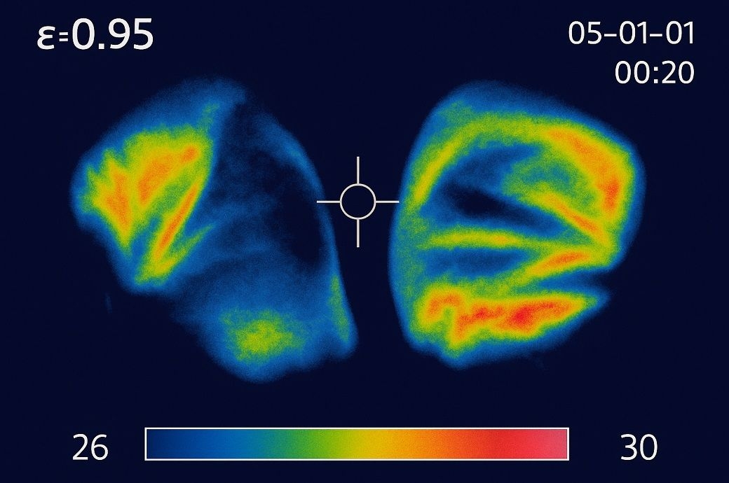 Infrared imaging confirms thermal regulation benefits of Outlast tech