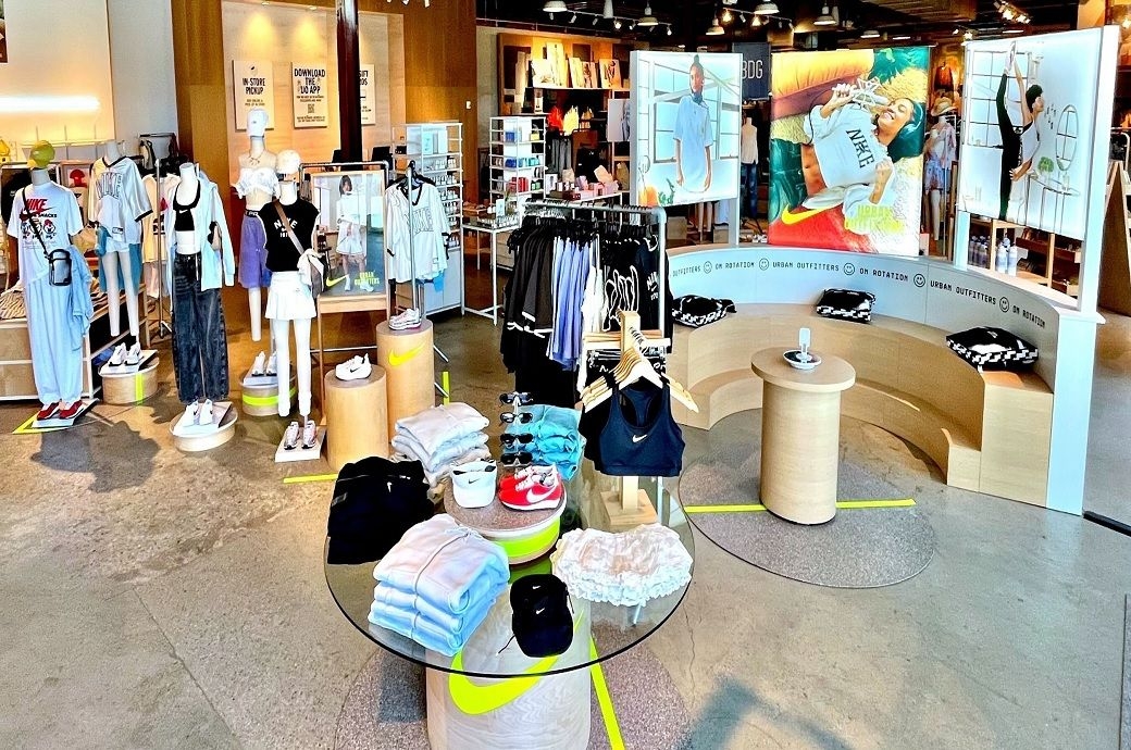 US' Urban Outfitters unveils 'On Rotation' retail concept with Nike