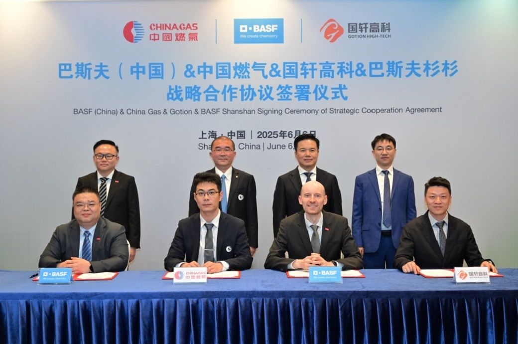 BASF forms clean energy alliance with Gotion & China Gas