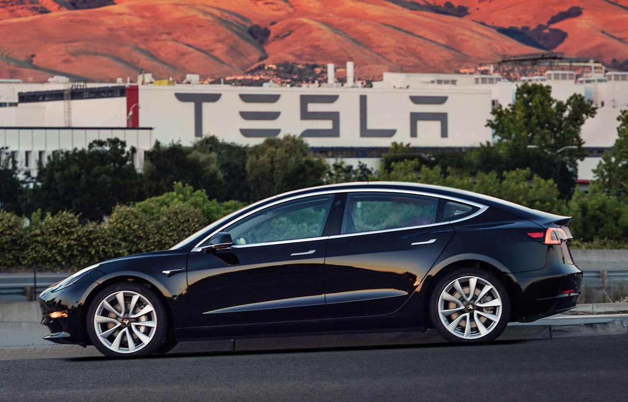 New Tesla solar-powered charging station opens
