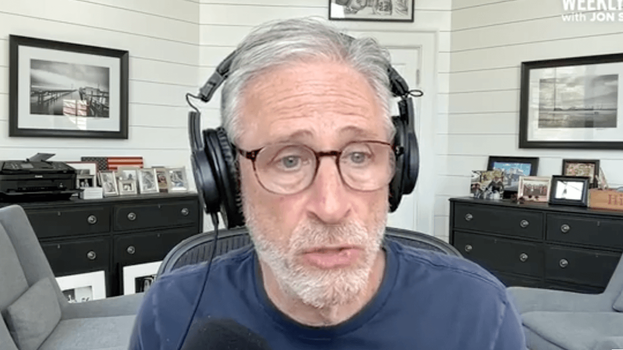 Jon Stewart asks if Trump will 'burn our country down for insurance money' amid CBS lawsuit