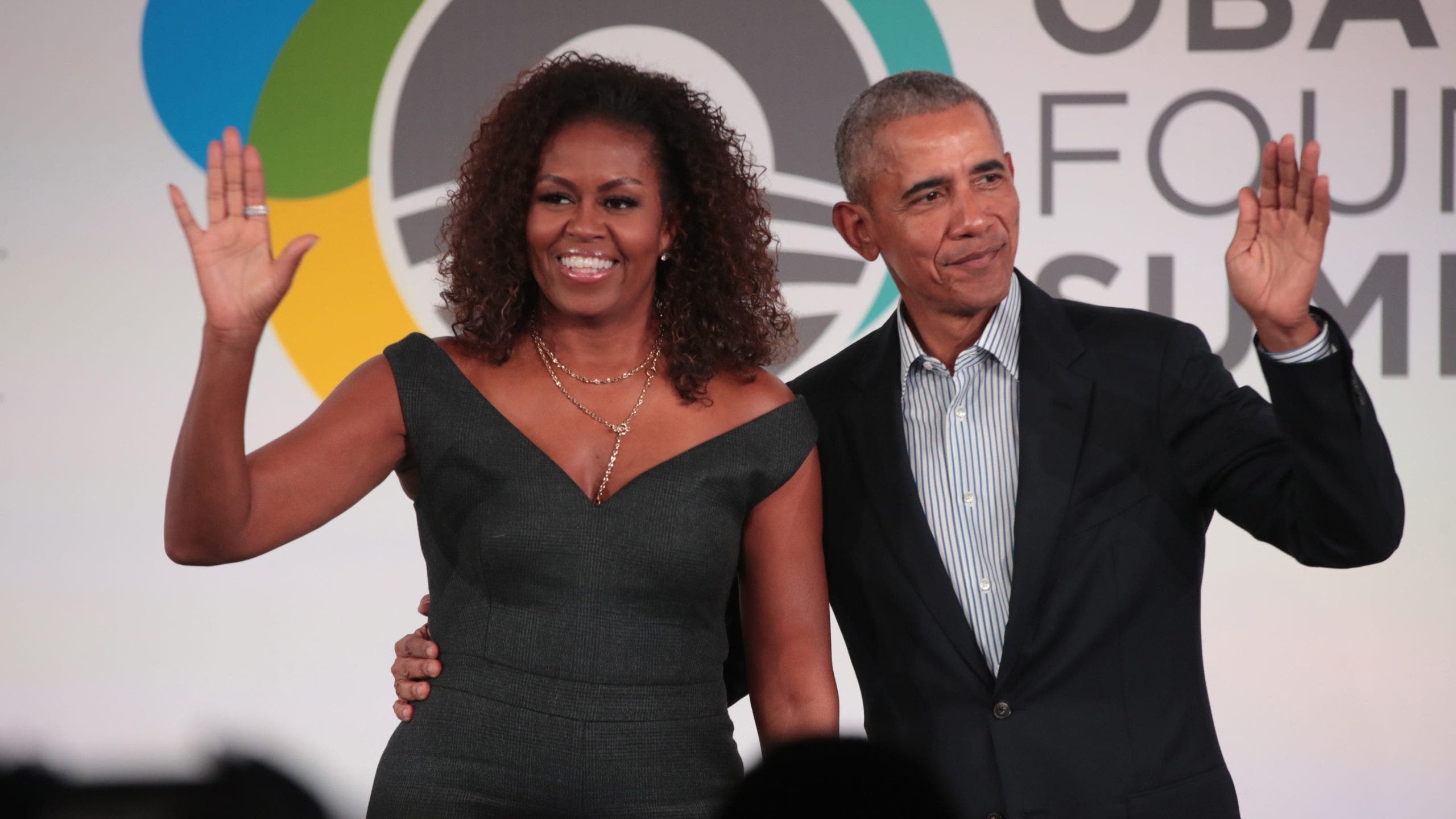 Michelle Obama praises Barack Obama's parenting despite the 'grandeur' of his job