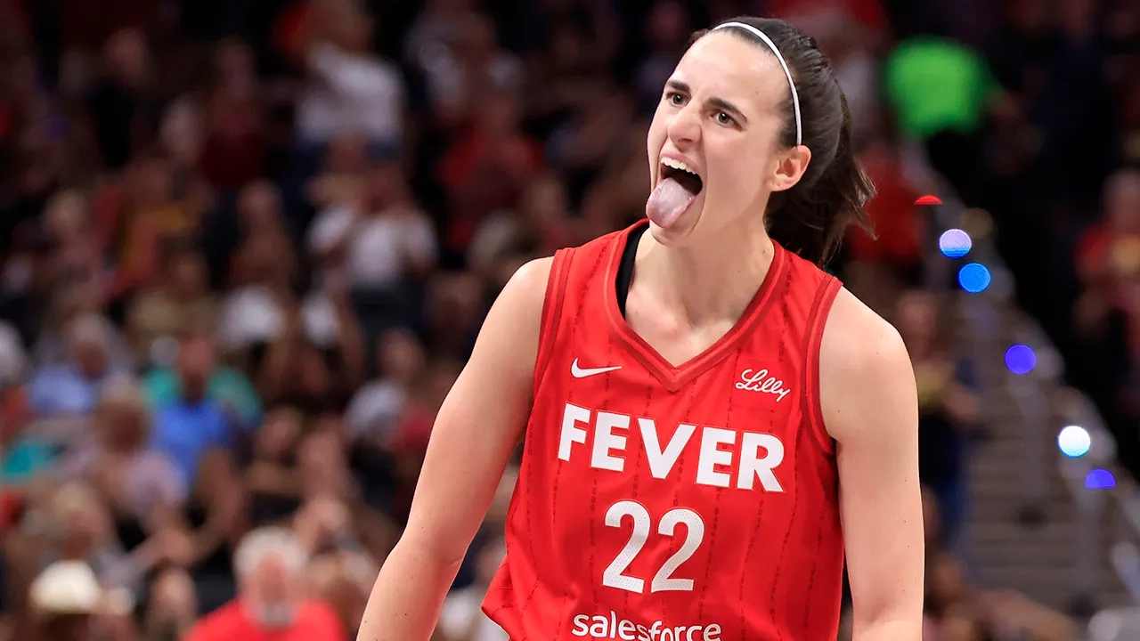 Caitlin Clark reacts to Pacers' thrilling comeback victory over Thunder in Game 1 of NBA Finals