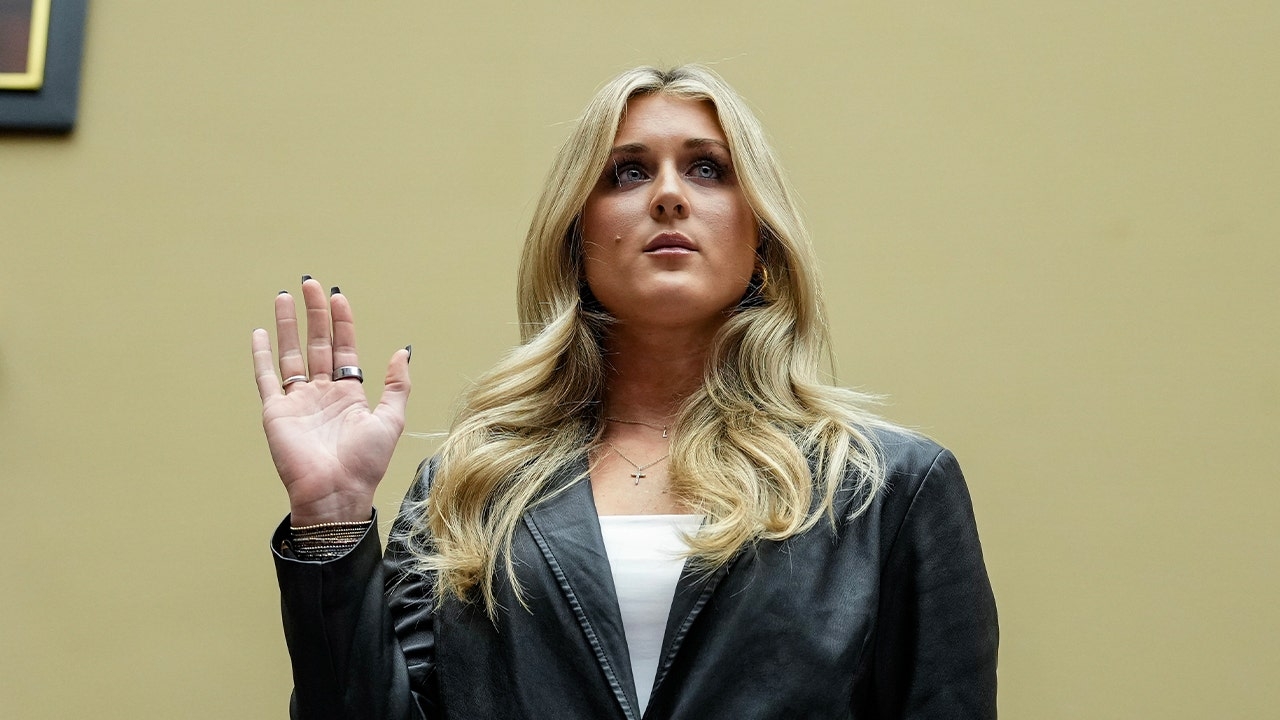 Riley Gaines fires back at Simone Biles after social media dispute over transgender athletes