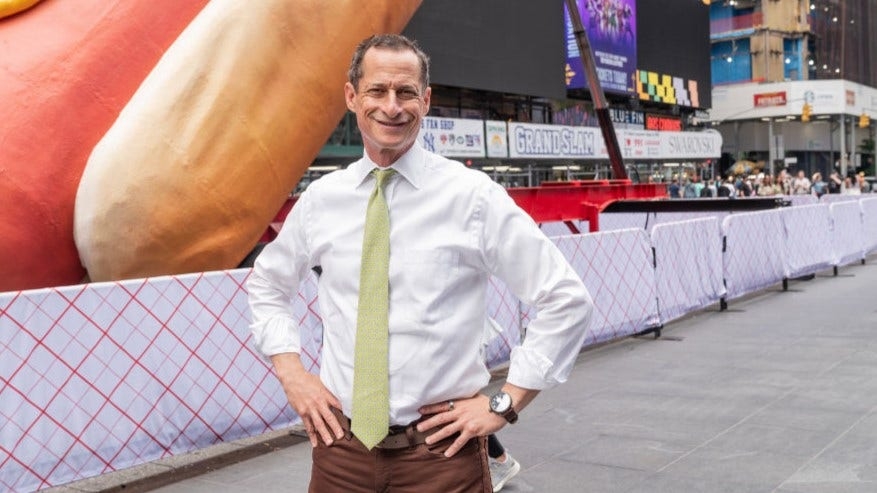Anthony Weiner says voters don't want what 'Democrats are selling,' talks about comeback as fiery centrist