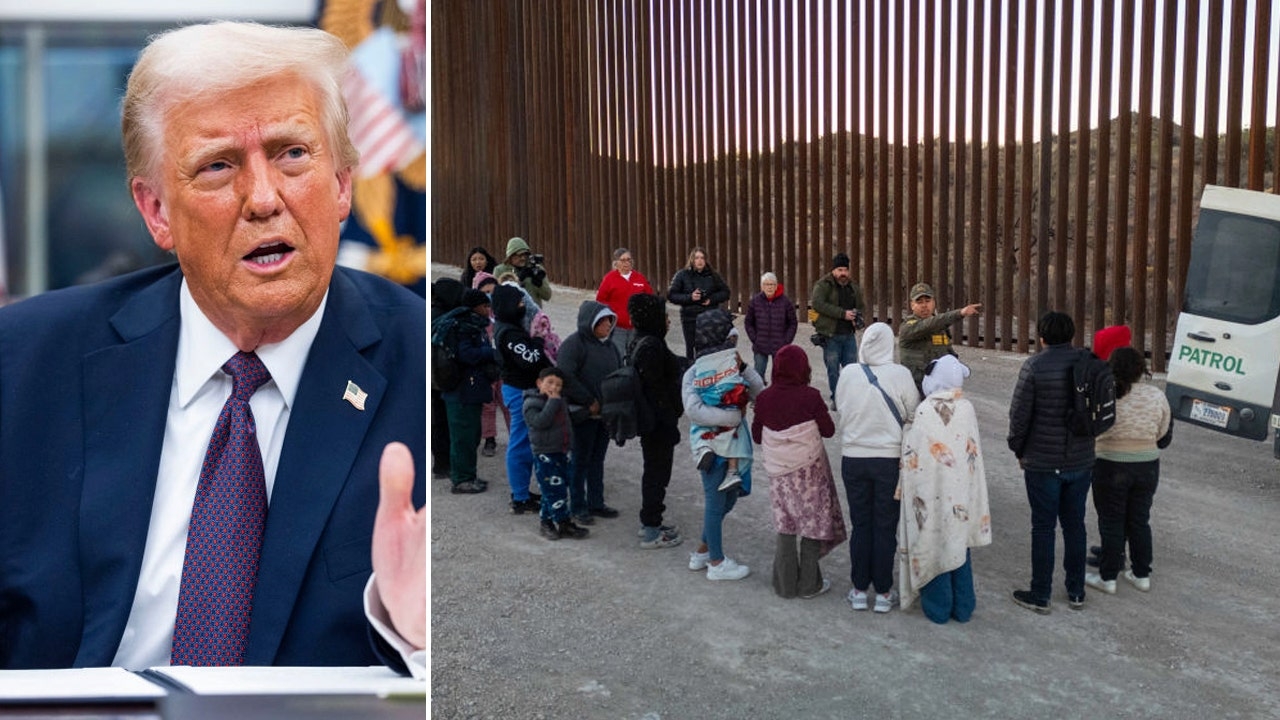 Trump flips script on reporter questioning administration's authority to deport illegals