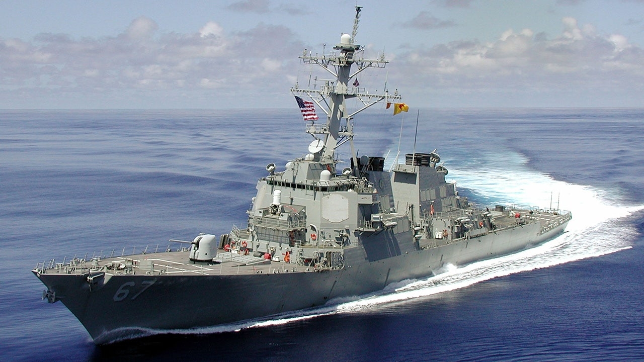 Third Navy destroyer heads to southern waters as administration strengthens maritime border security