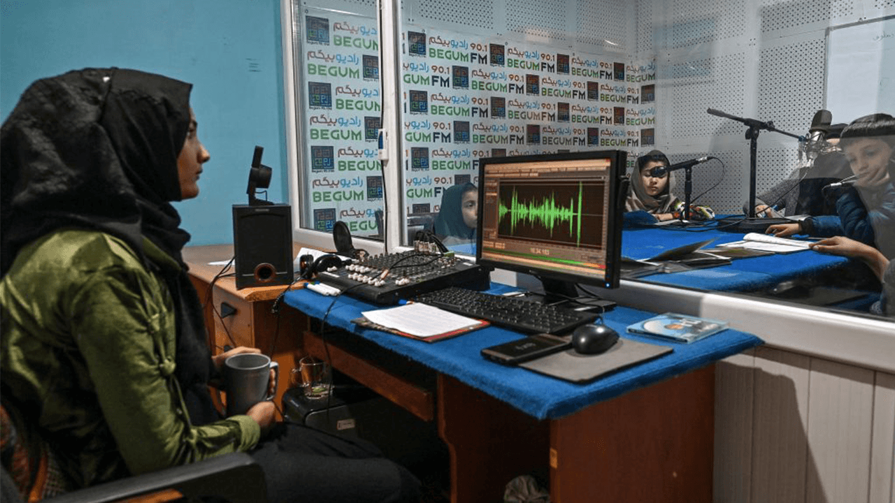 Afghanistan's only women-led radio station to resume operations after Taliban lifts suspension
