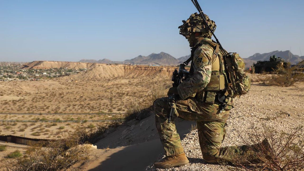 US military stationed at the border in New Mexico National Defense Area can detain illegal migrants