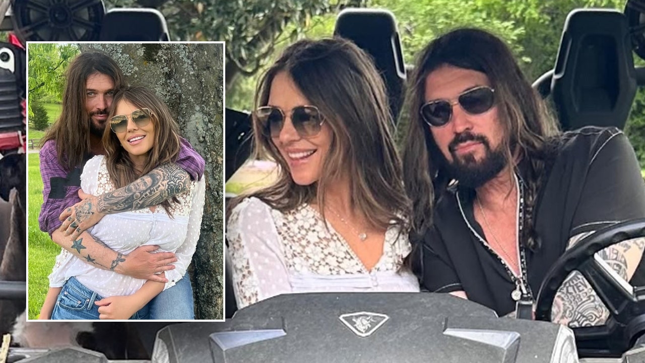 Elizabeth Hurley embraces country life with Billy Ray Cyrus in new romantic snaps
