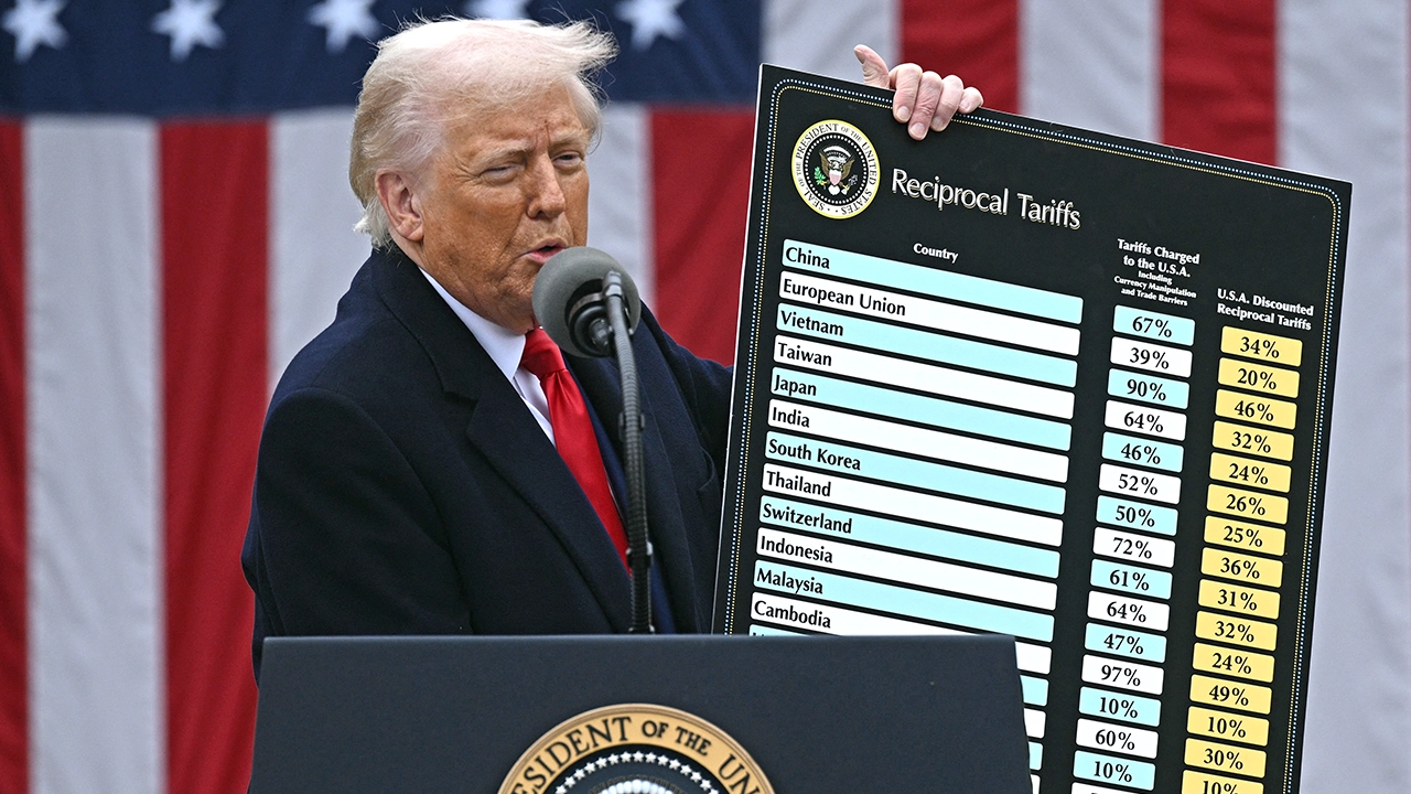 Trump blasts 'nasty' question from Oval Office reporter on whether he always 'chickens out' on tariffs