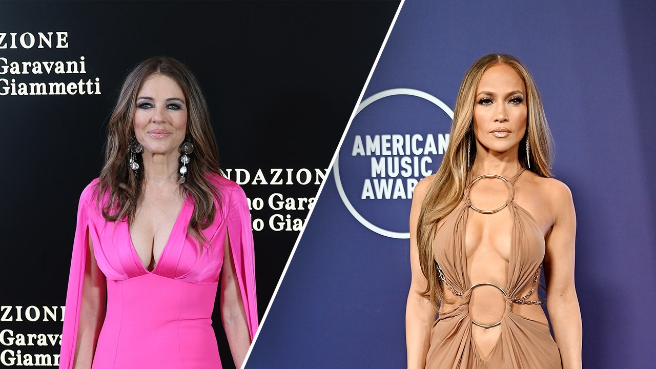 Elizabeth Hurley's debut with Billy Ray Cyrus, Jennifer Lopez's daring dress mark week of red carpet moments