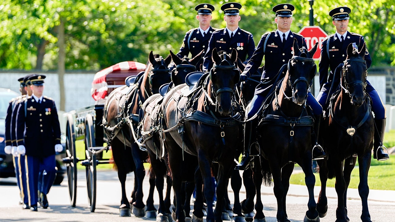Army's historic horse-drawn funeral tradition returns from two-year hiatus after $28M overhaul