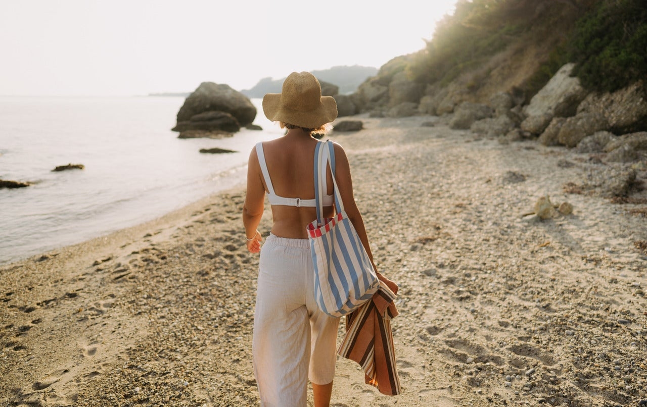 Beach bags that carry sunscreen, snacks and other summer essentials