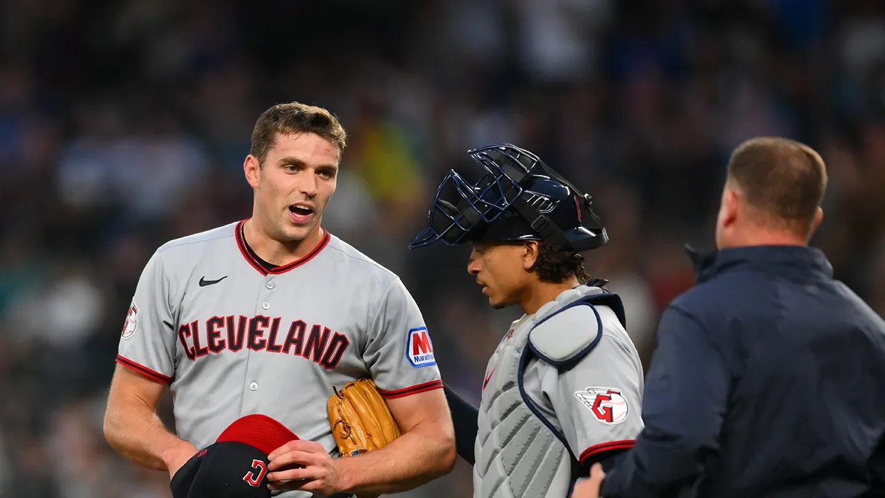 Guardians pitcher narrowly escapes serious injury after 106.6 mph line drive comes right toward his head