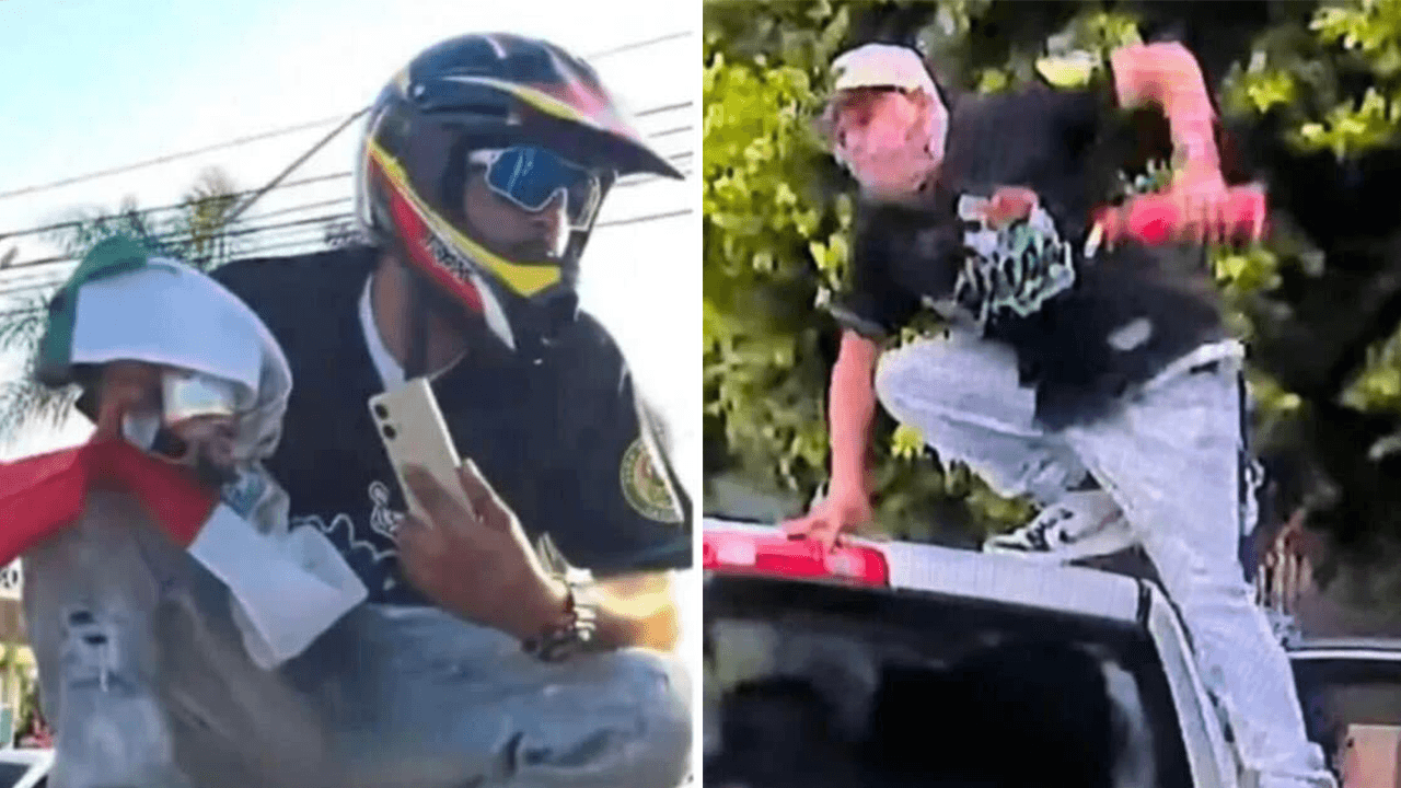 FBI searching for suspect who allegedly assaulted federal officer during anti-ICE riots in Los Angeles