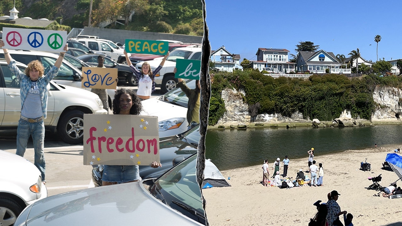 California beach ‘Resist!' protest pushes ‘kindness' while calling to ‘86 47' in anti-Trump message
