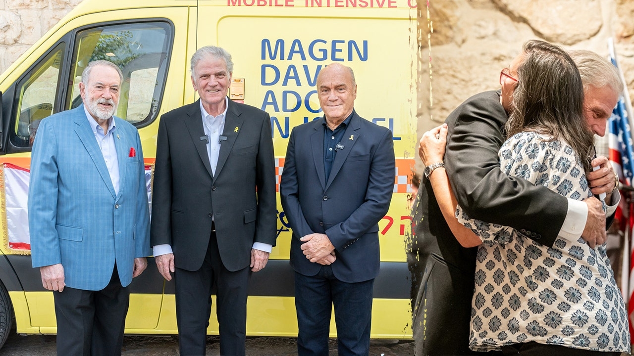 EXCLUSIVE: Franklin Graham leads ceremony as Samaritan's Purse gives armored 'bulletproof' ambulance to Israel