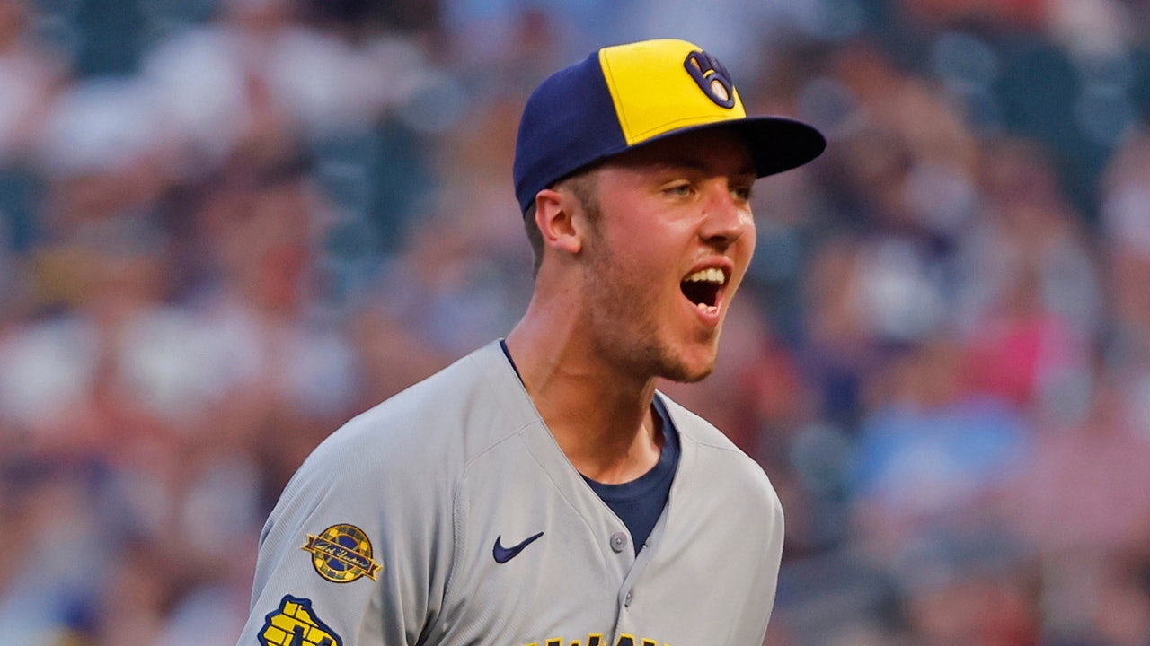 Brewers' triple-digit throwing rookie makes MLB history after perfect game bid in second MLB start