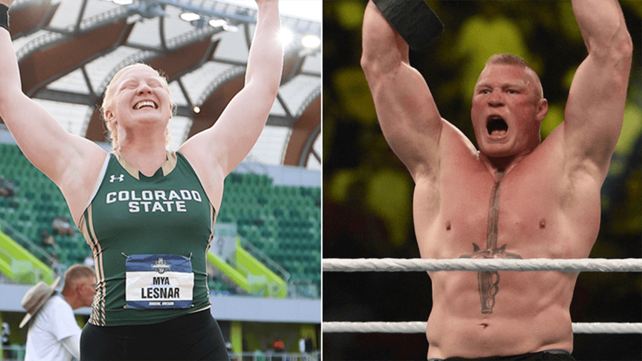 Brock Lesnar's daughter wins NCAA Division I women's shot put championship