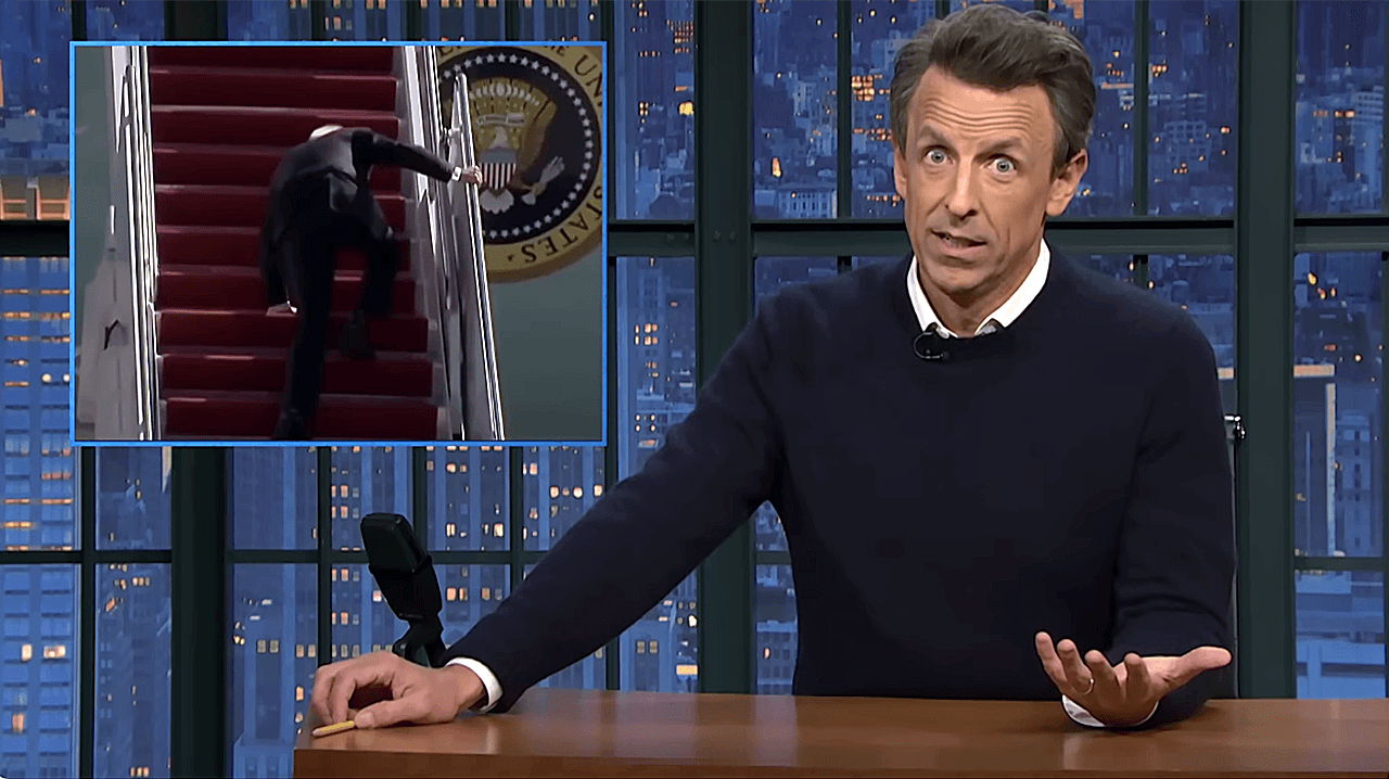 Seth Meyers mocks media frenzy over Biden 'cover-up,' says his age was 'worst-kept secret'