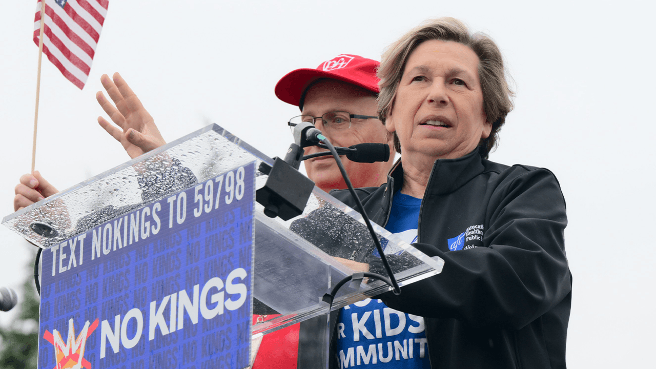 Critics slam Randi Weingarten's bizarre No Kings ‘meltdown,' activism in wake of abrupt DNC departure