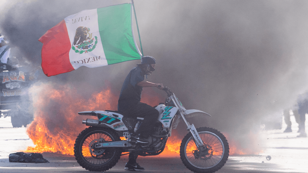 WATCH: Dem, media outlets insist LA anti-ICE riots are 'peaceful' despite violence, injured cops