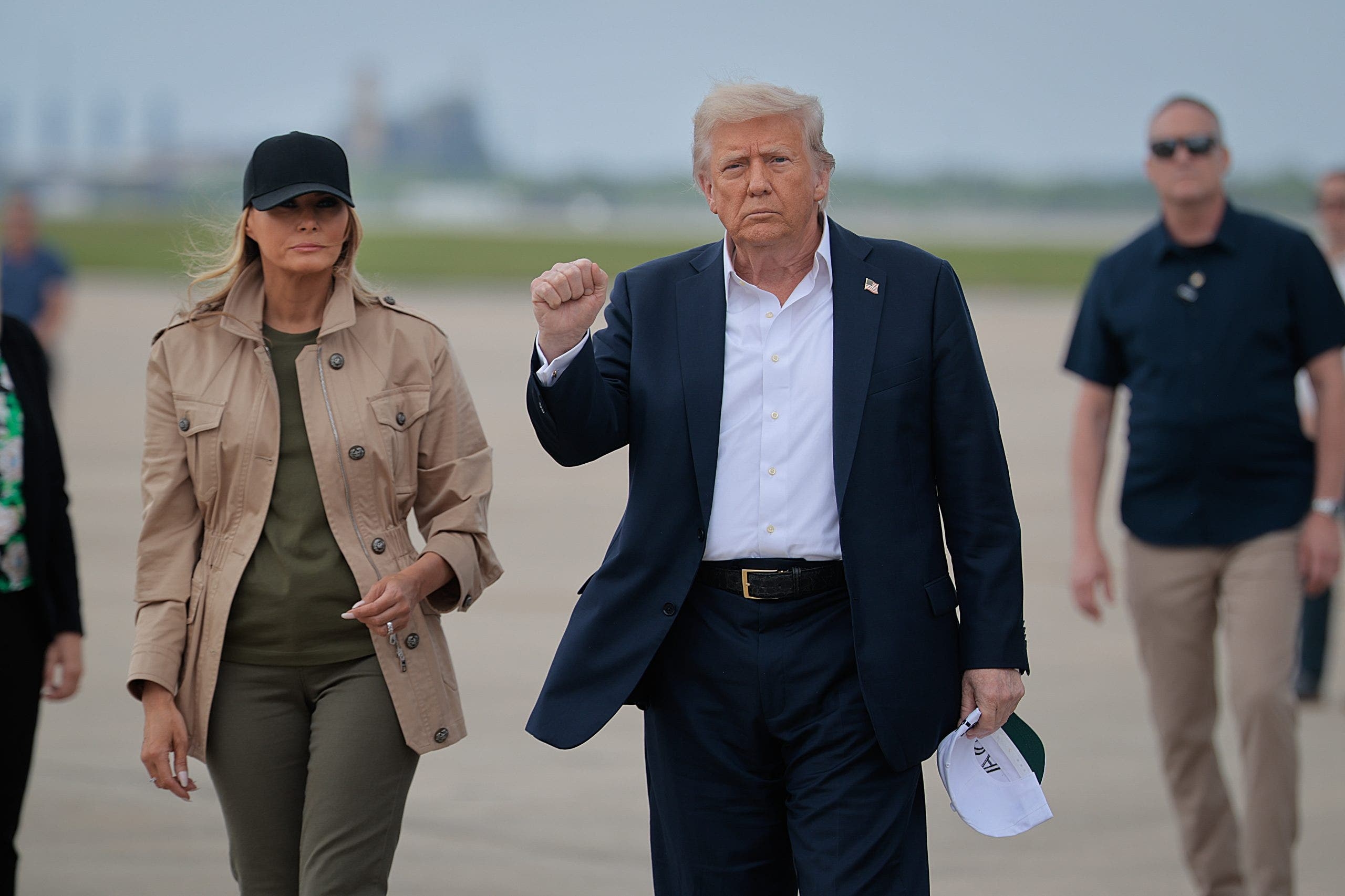 Trump's visit brings hope and unity after deadly flood, Kerrville residents say