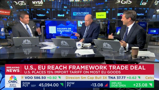 CNBC's Jim Cramer drops F-bomb live on air while marveling over Trump's ‘great economy'