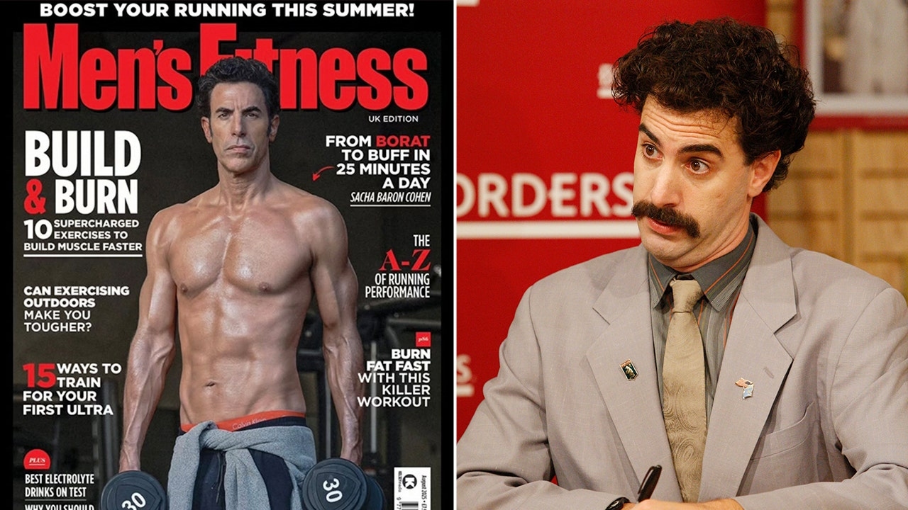 Sacha Baron Cohen's ripped new look for Marvel role has fans doing a double take