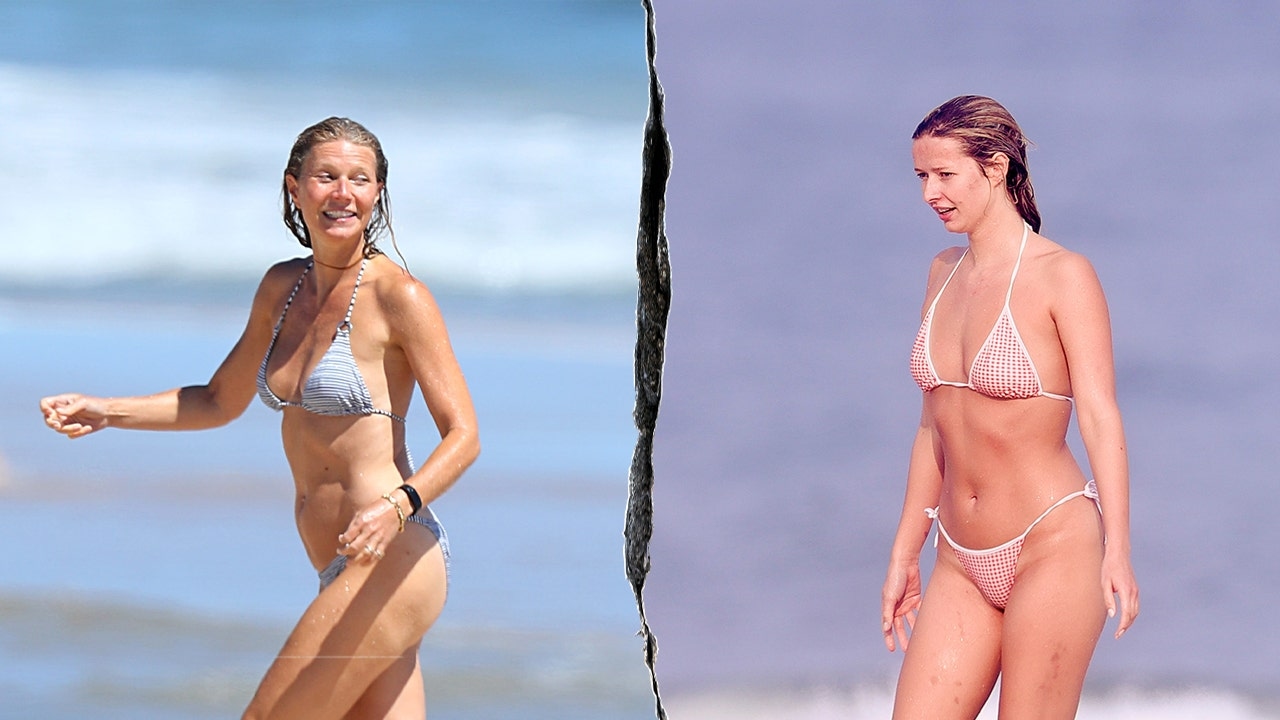 Gwyneth Paltrow's daughter Apple Martin twins with famous mom in Hamptons bikini pics