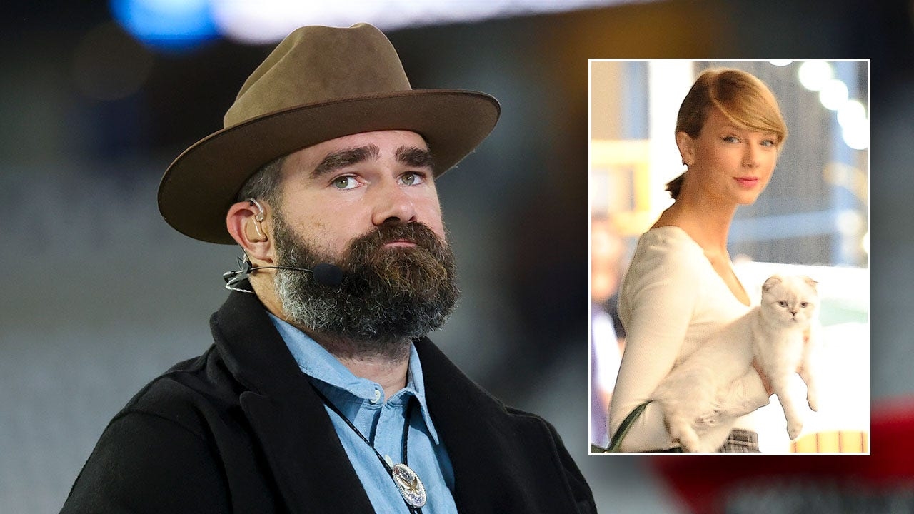 Taylor Swift says turning Jason Kelce's daughters into cat fans after white lie was a ‘great challenge'