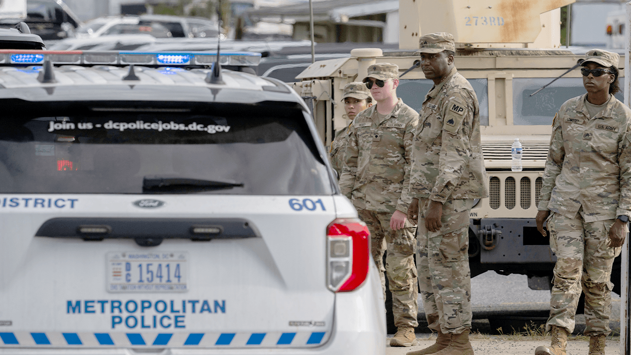National Guard troops from six red states head to DC to help tackle crime