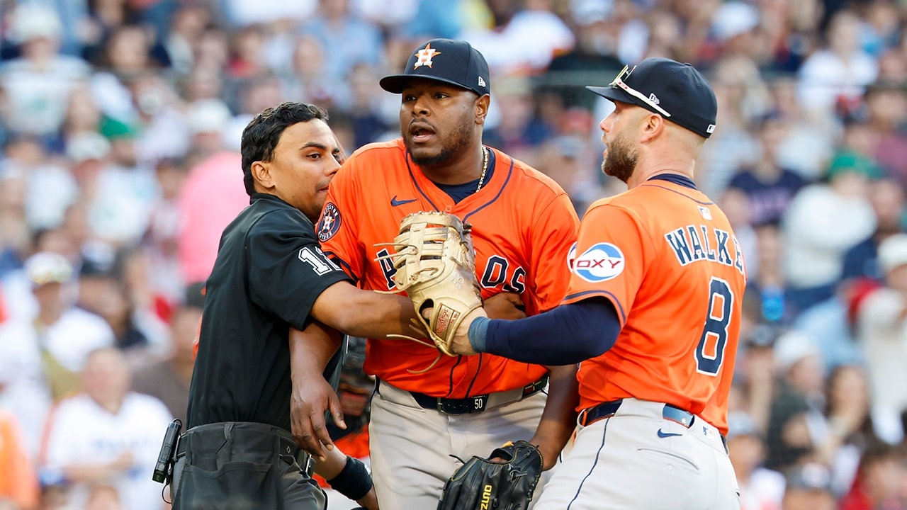 Red Sox announcer hits at Astros for 'being mad about stealing signs' after benches clear