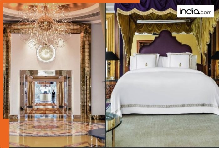 World's only 10-star hotel has 24k gold décor, one night stay costs Rs..., it is located in..., name is...