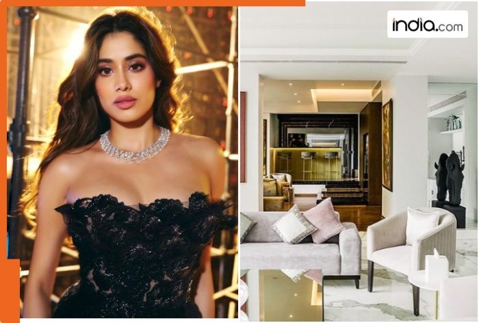 Inside Janhvi Kapoor - Khushi Kapoor's luxury home in Mumbai: Huge crystal chandelier, lavish swimming pool, is a tribute to Sridevi, is worth Rs...