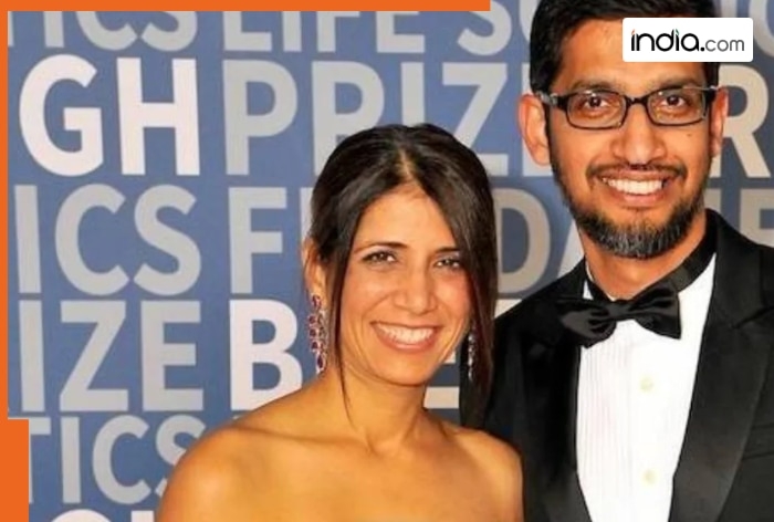 Meet google CEO Sundar Pichai's wife, an IIT graduate, she is an ex-employee of..., her name is....