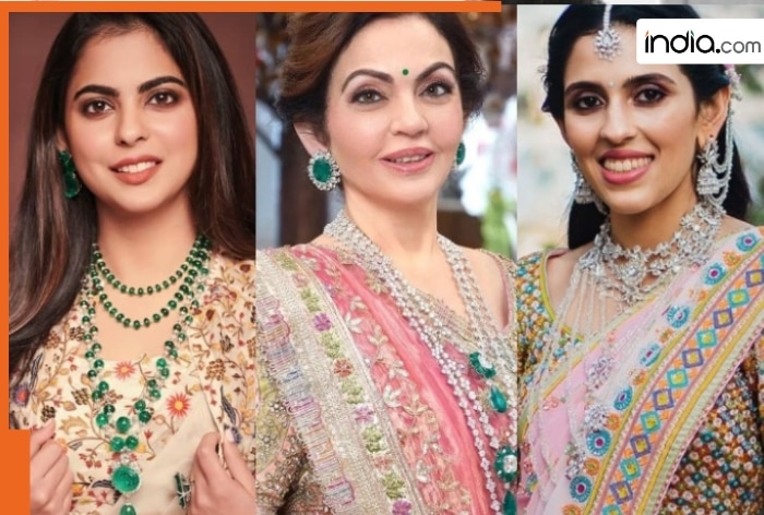 Nita Ambani's Rs 500 crore diamond necklace, Anant Ambani's Rs 67 crore Patek Philippe watch, Isha Ambani's…: Inside Ambani family's luxurious jewellery collection