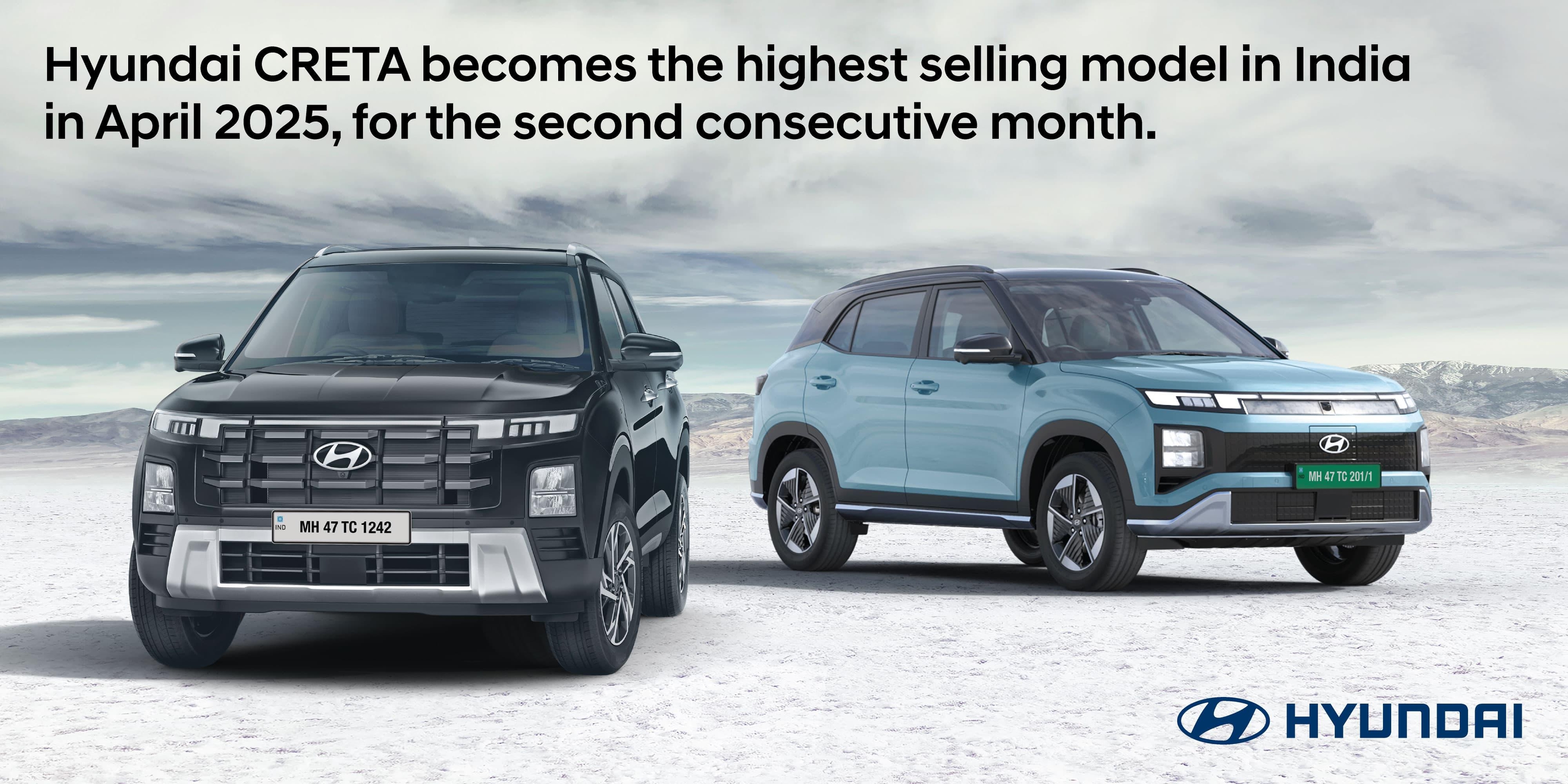 Hyundai CRETA Continues as India's Best-Selling SUV in April 2025