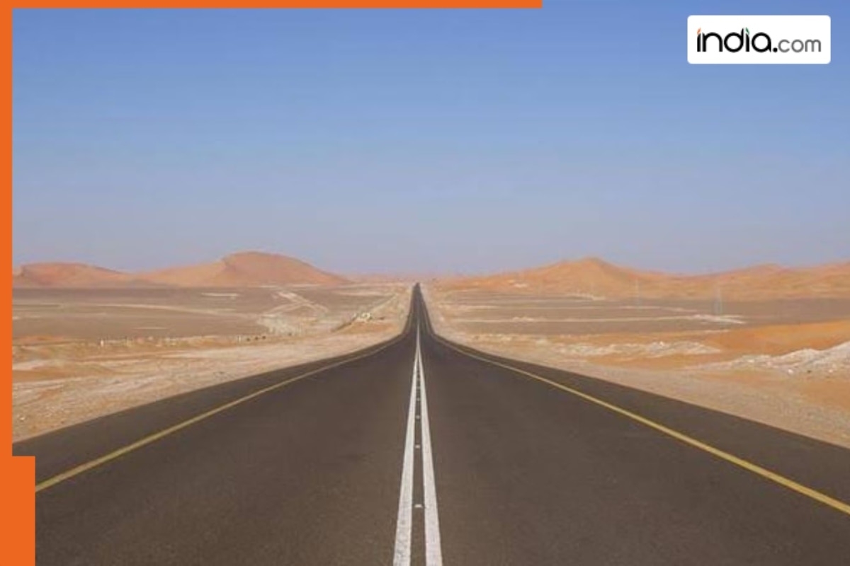 World's first private road with no turns and 256 km long was built in..., not Brunei, UK, Denmark, UAE, Kuwait