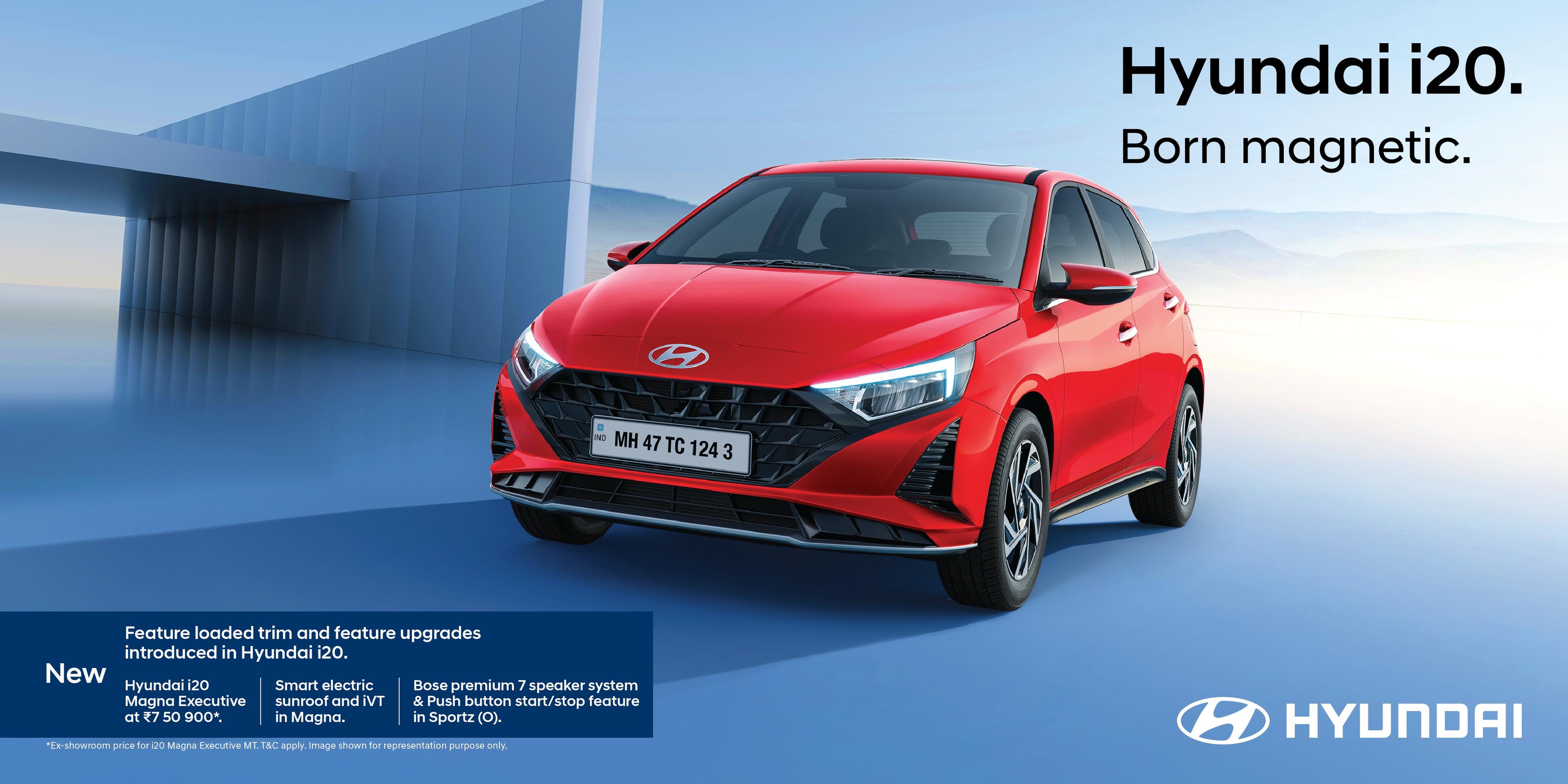 Hyundai Launches New 'Magna Executive' Variant for i20 at Rs 7.5 Lakh