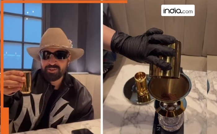 Diljit Dosanjh drinks London's most expensive coffee, each sip is worth Rs..., it consists of...