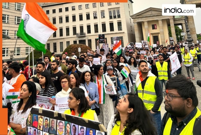 Indian diaspora holds major protest in Berlin against Pahalgam terror attack, demands...