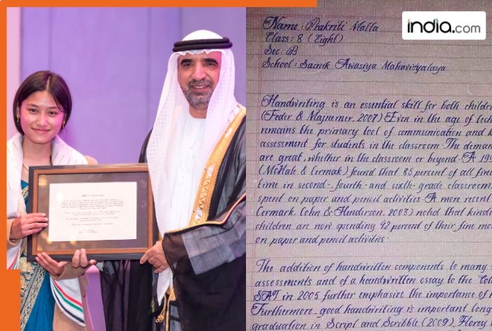 Meet girl with world's most beautiful handwriting, not from India, Pakistan, US, China, or Europe, she is from..., name is...